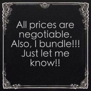 Reasonable Offers Considered!